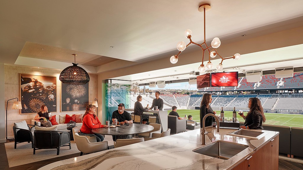 Snapdragon Stadium premium lounge