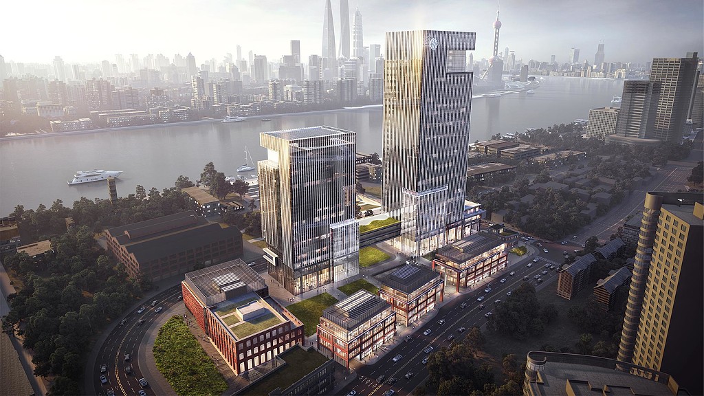 CCCC Shanghai Headquarters rendering