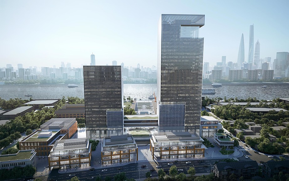 CCCC Shanghai Headquarters rendering