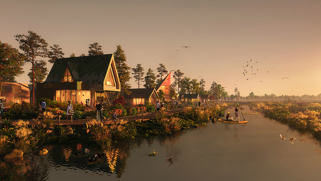 A group of people on a boat in a body of water.