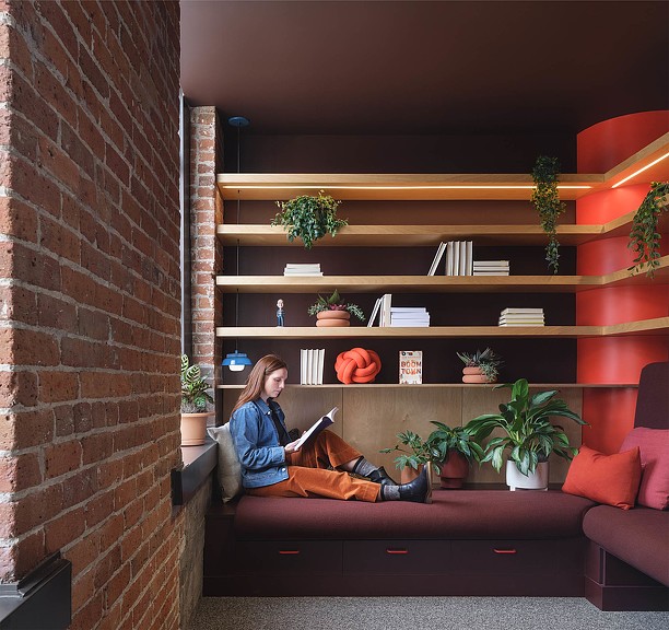 Udemy Denver reading nook