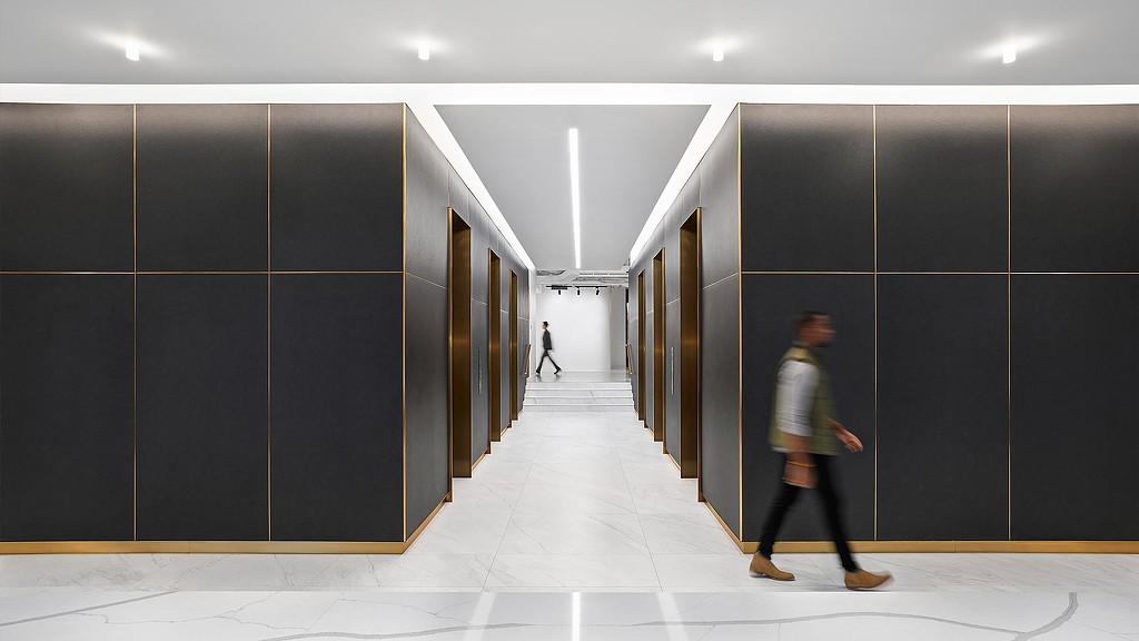 1735 N Lynn St elevator bank