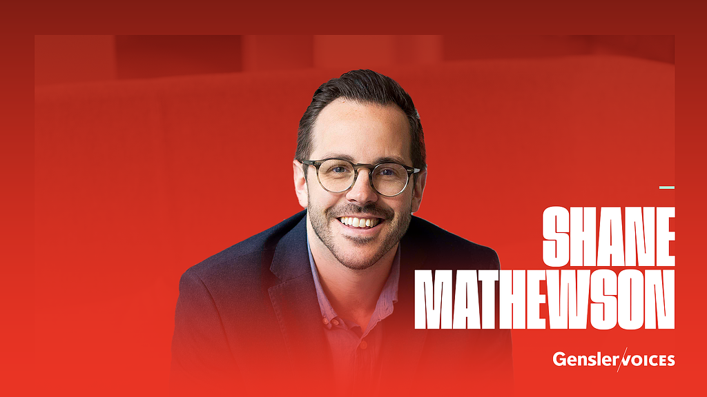 A man wearing glasses.