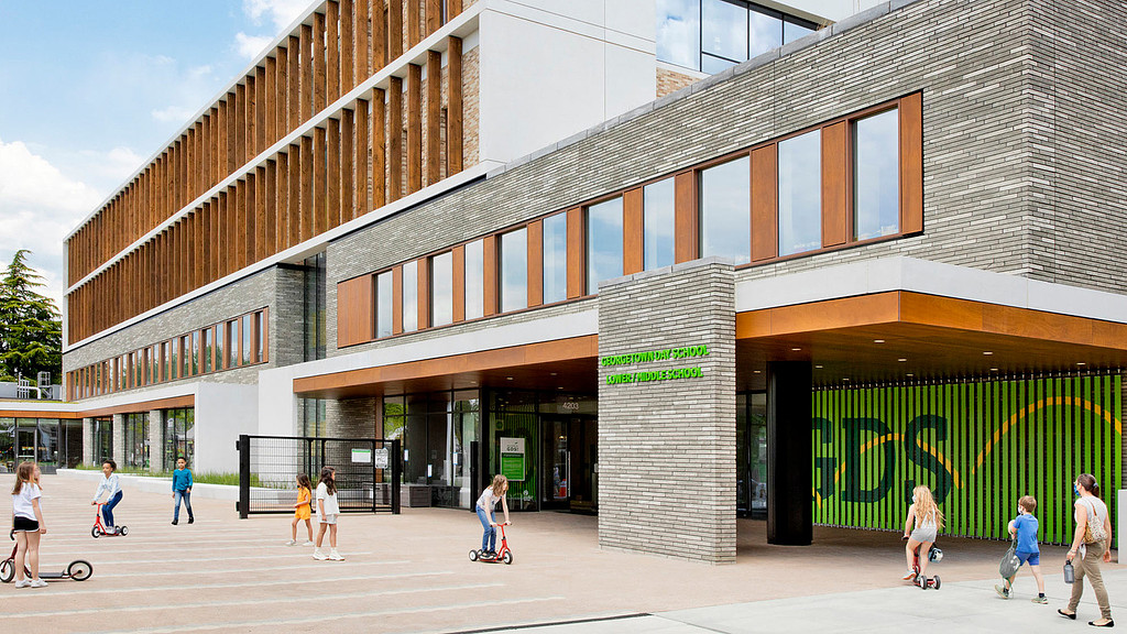 Georgetown Day School building entrance