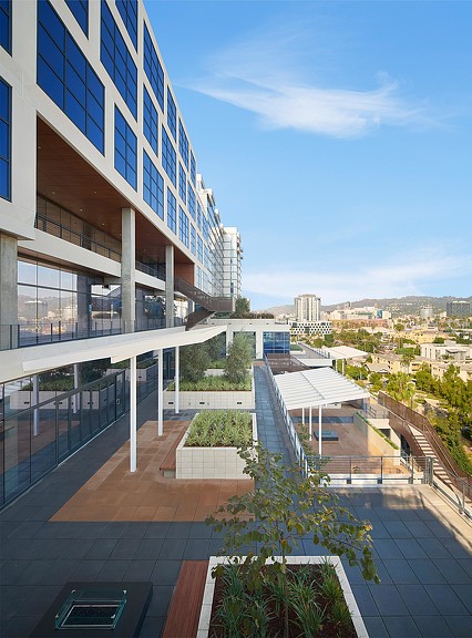 Epic building outdoor terrace