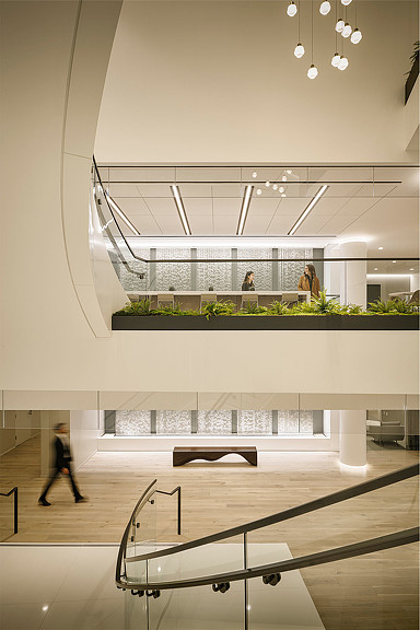 Century City law firm office staircase