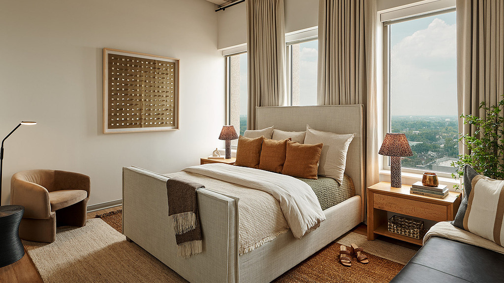 The Residences at Rivermark bedroom