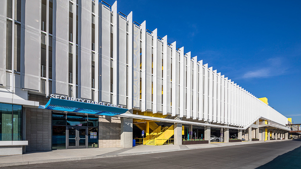 LAX Economy Parking Garage exterior