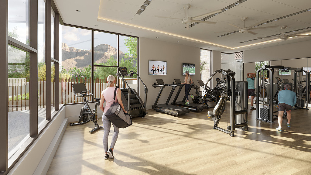 La Posada at Pusch Ridge gym rendering