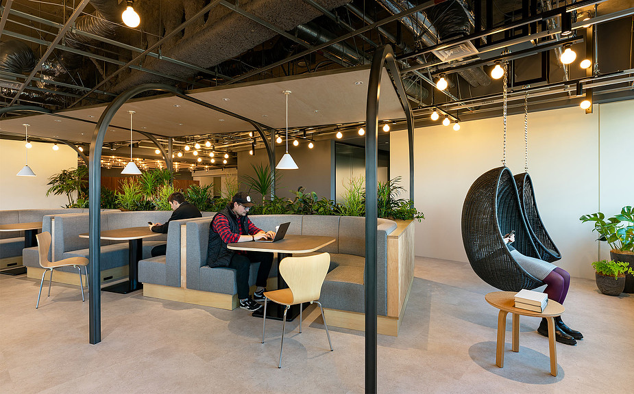 Software company office booths