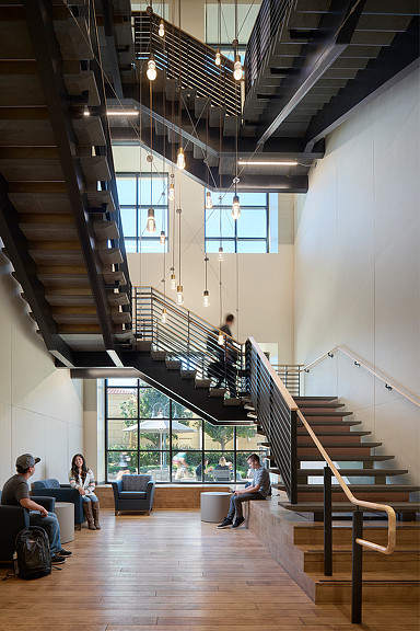 California Baptist University, College of Engineering interior staircase