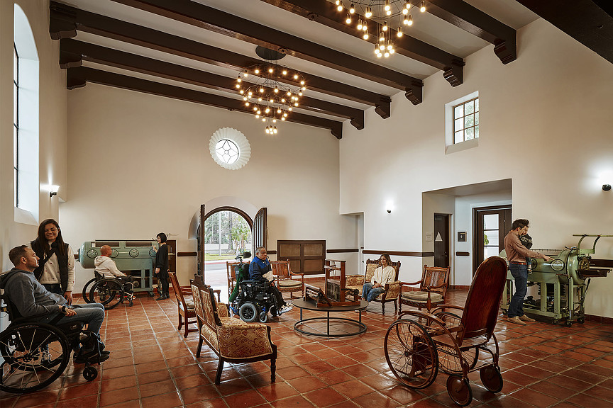 Rancho Los Amigos community center interior