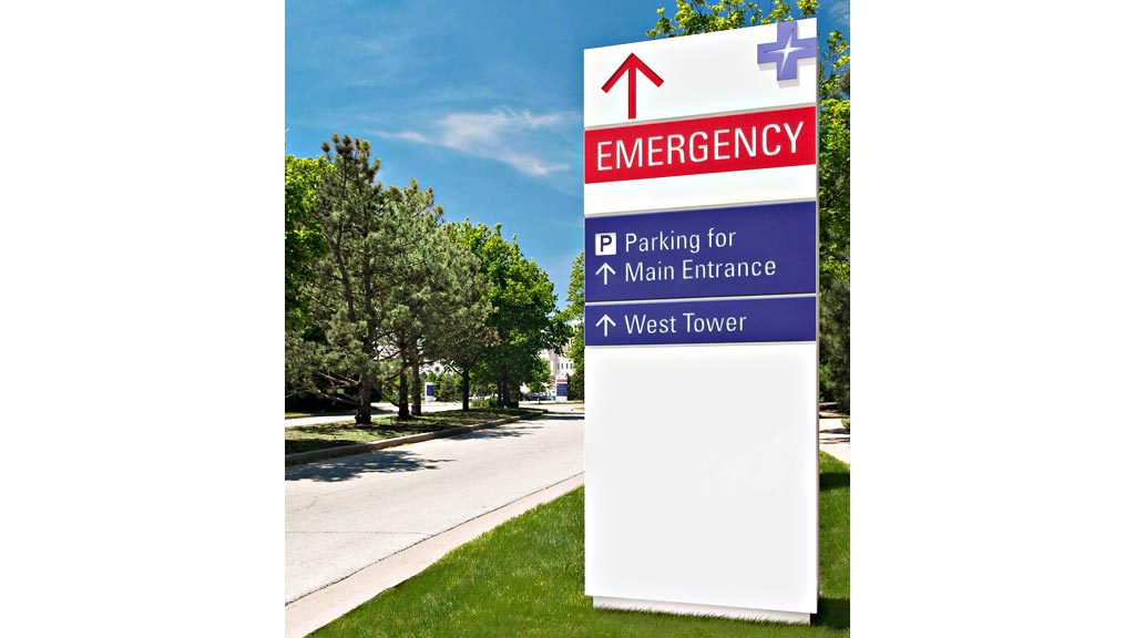 A sign on the side of a road.