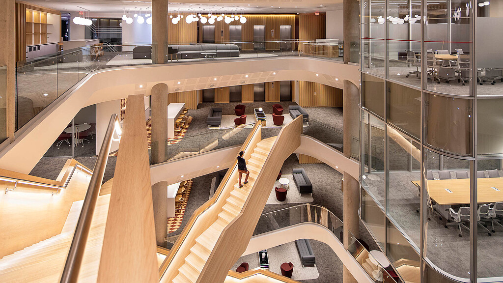 BAC Credomatic Headquarters Honduras stairs