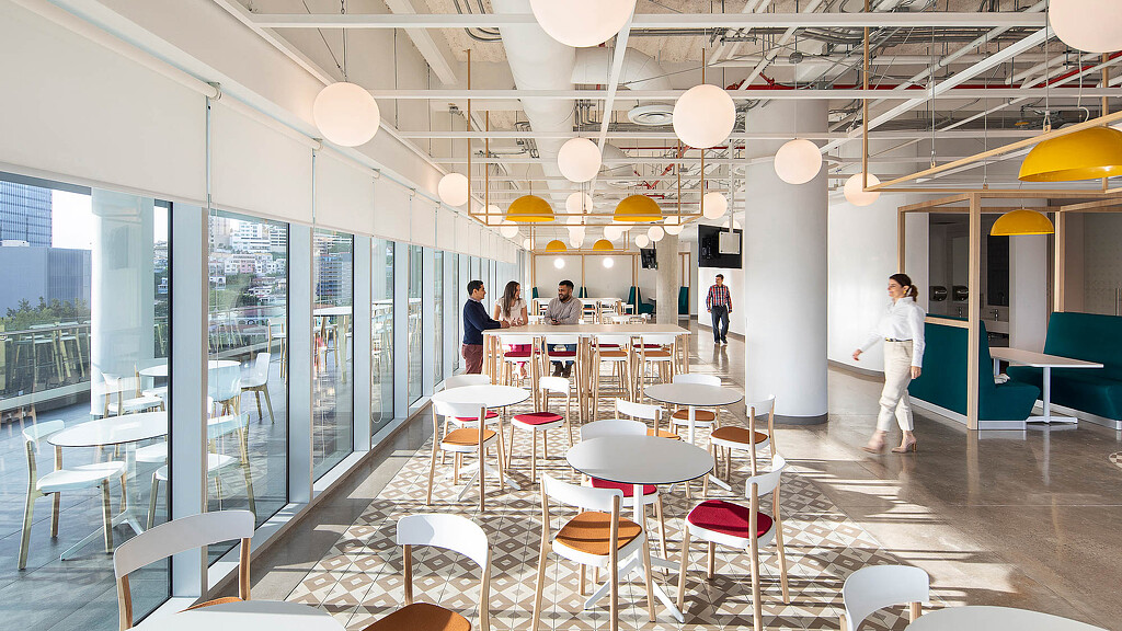 BAC Credomatic Headquarters Honduras workplace cafe