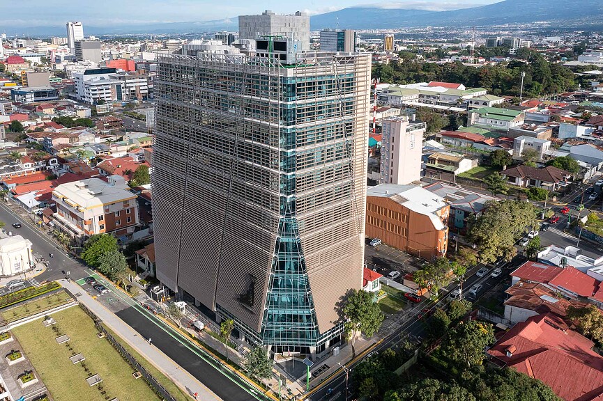 Torre Judicial aerial view