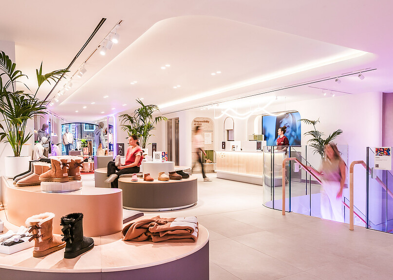 UGG Knightsbridge store interior