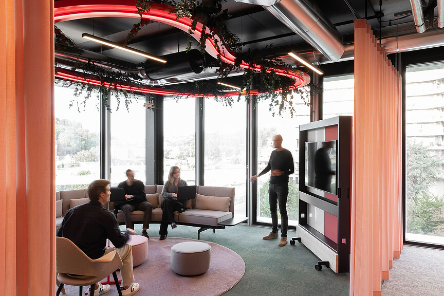 Henkel office collaboration space
