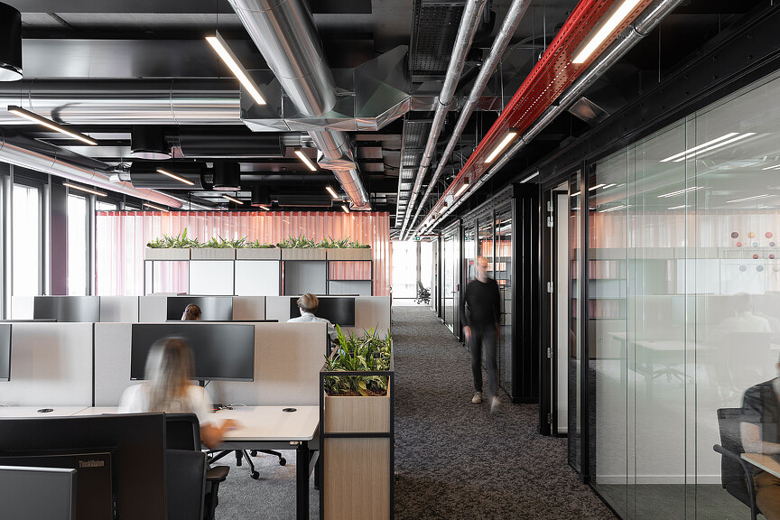 Henkel office hallway