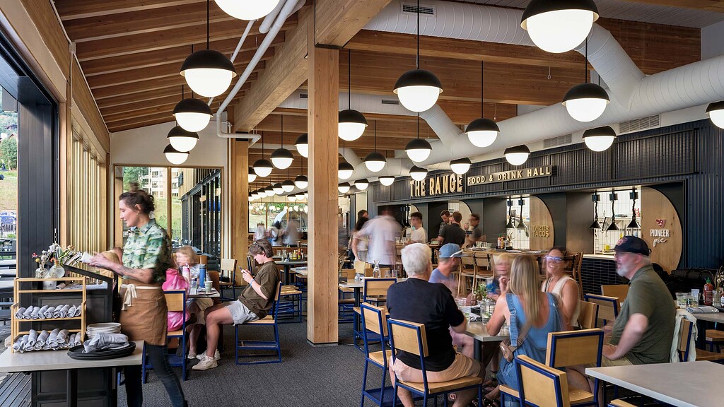 The Range Food Hall interior