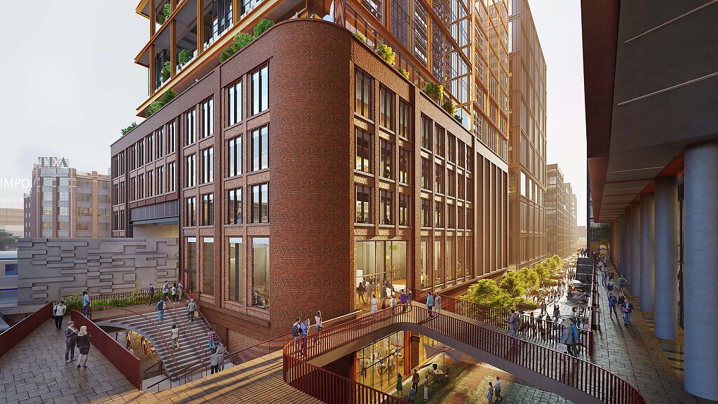 The Goodsyard building closeup