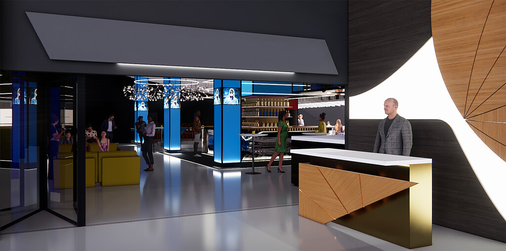 Rose Bowl South End Zone Field Club rendering