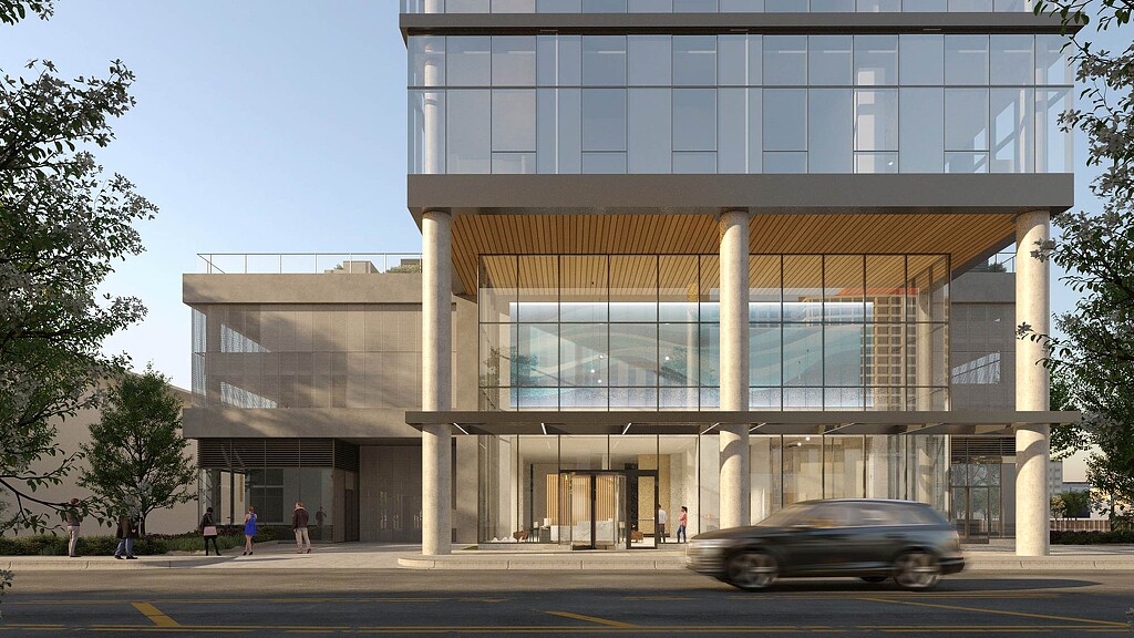 Exterior rendering of 1010 S Wells