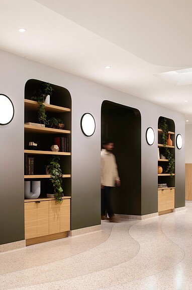 Common area at North Side Housing and Supportive Services