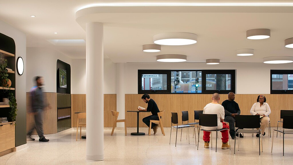 Common area at North Side Housing and Supportive Services