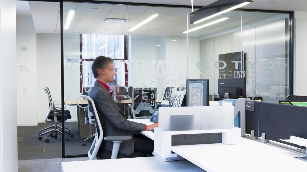 A person sitting at a desk.