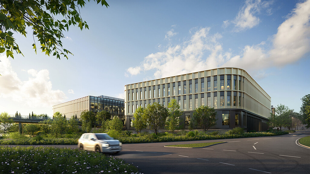 the first purpose-built life sciences buildings in the expansion