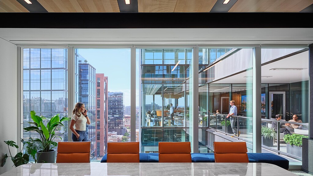 A person talking on a cell phone.