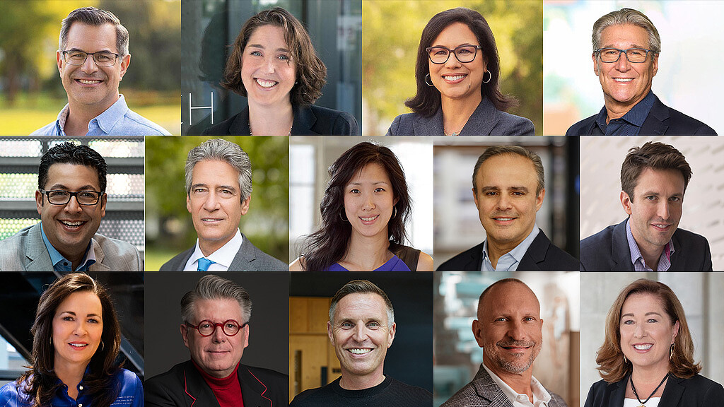 Collage of Gensler's 2026 Board of Directors