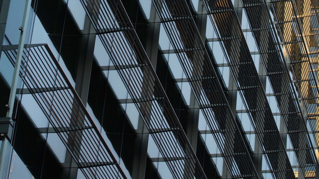 A building with many windows.