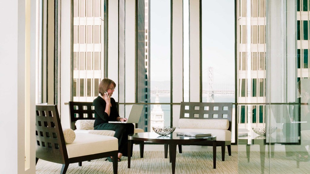 A person sitting on a chair.