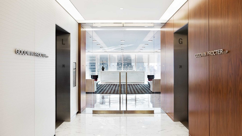 Goodwin Procter LLP New York Projects Gensler