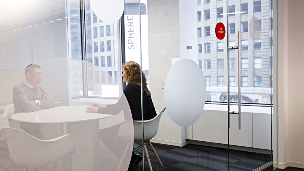 A person sitting at a table.