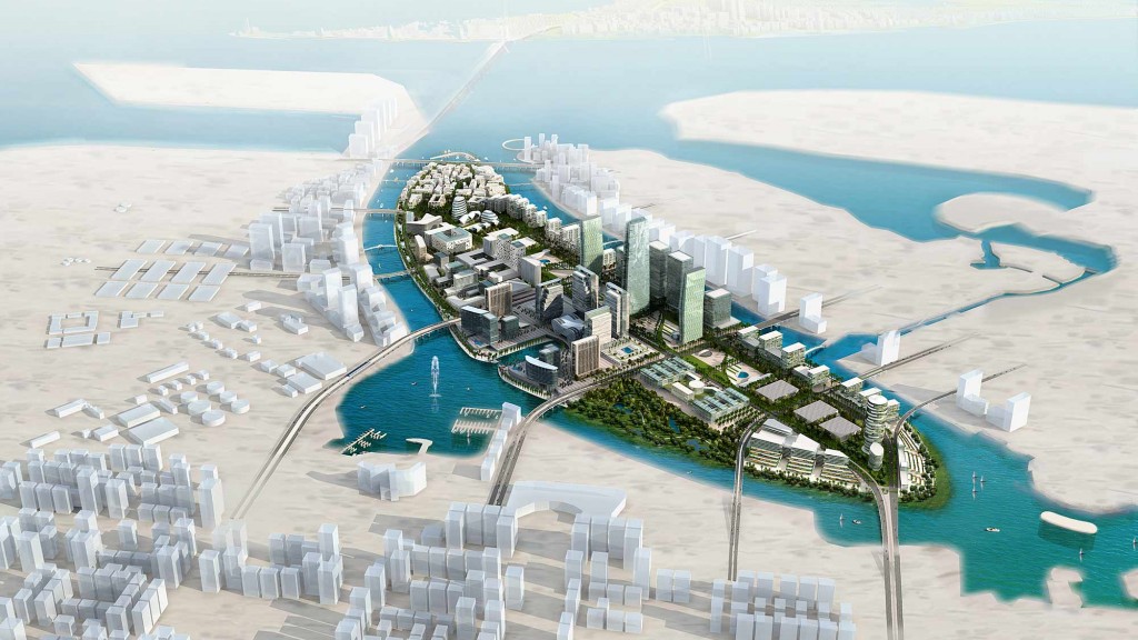 A city on the water.