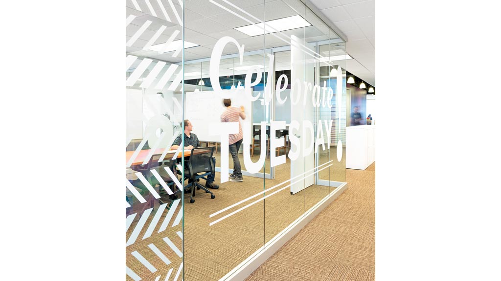 A person standing in a room.