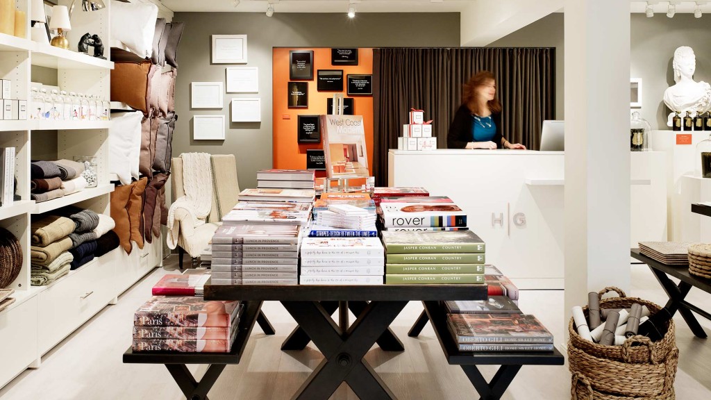 A table with books on it.
