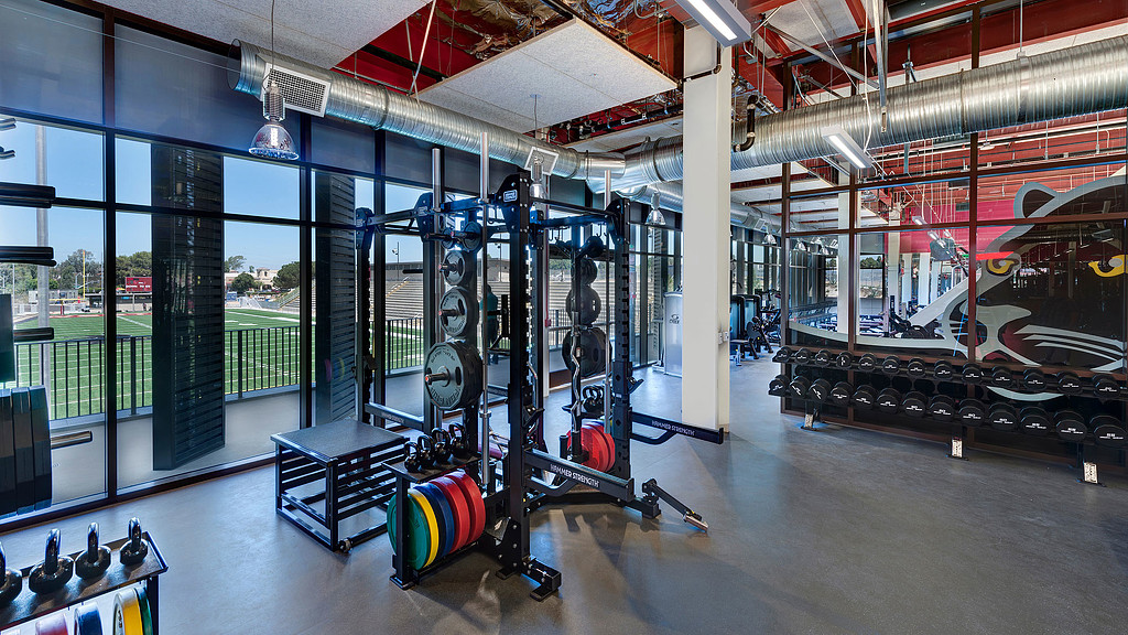 A room with machines and equipment.