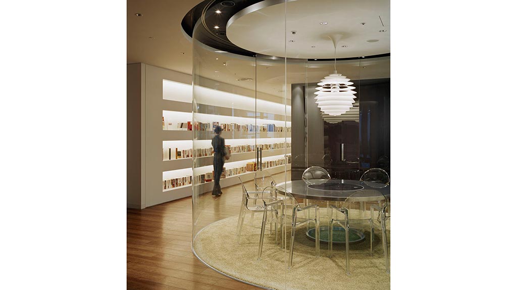 A person standing in a room.