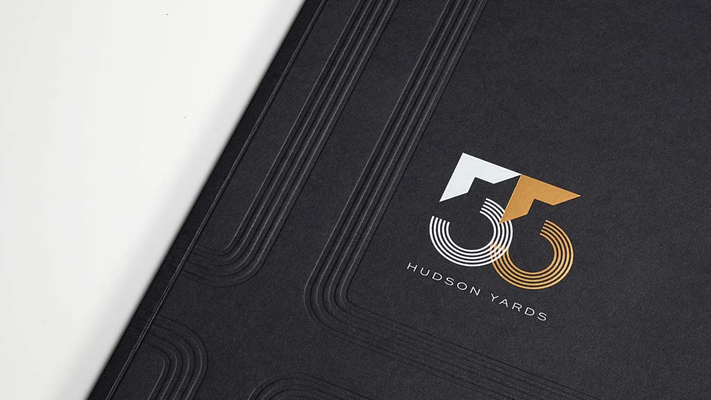 A black and white logo.