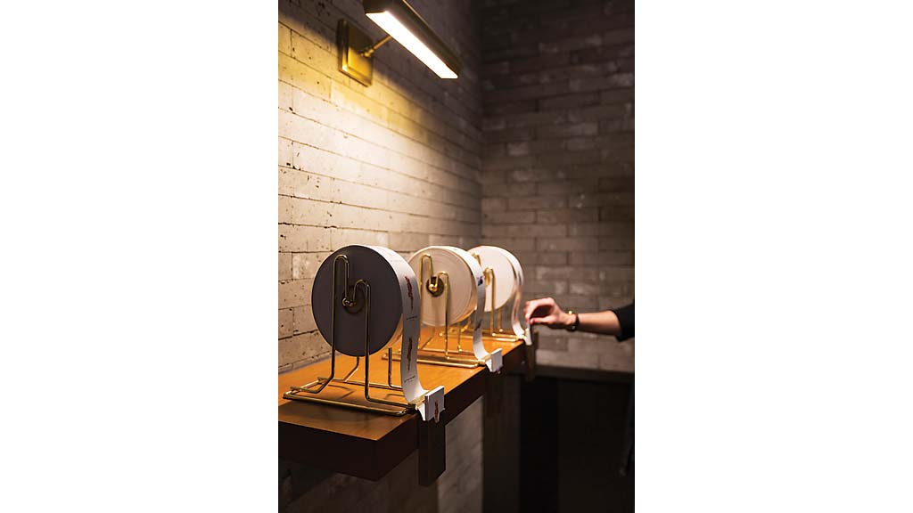 A person using a machine.