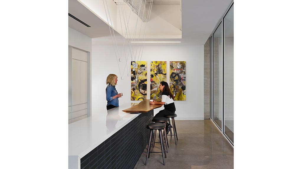 A person sitting at a table.