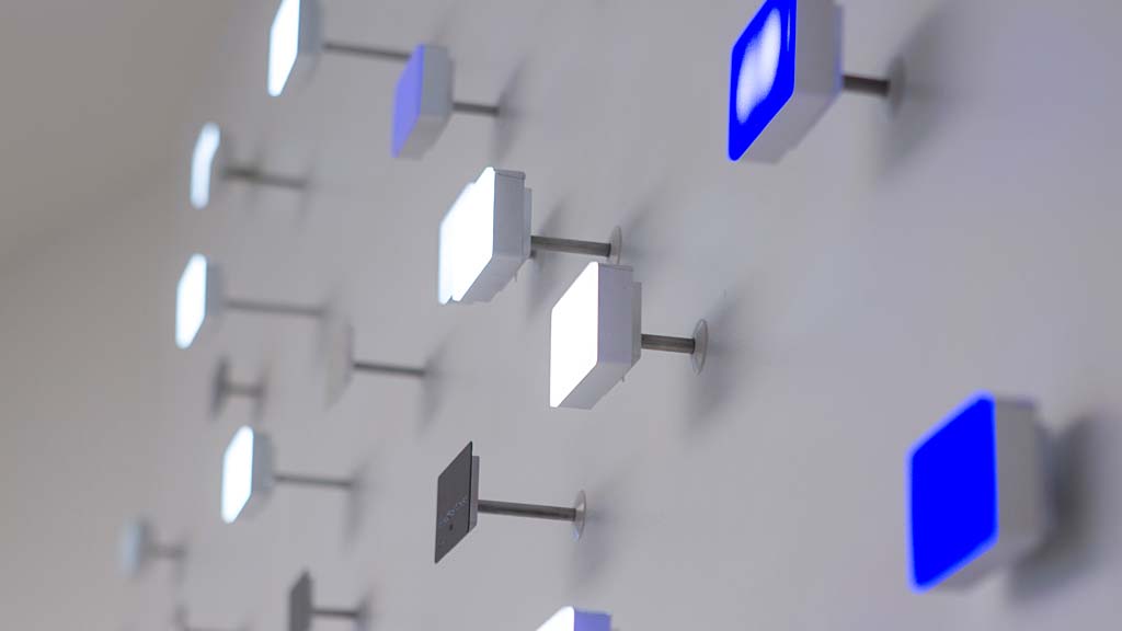 A group of light bulbs.