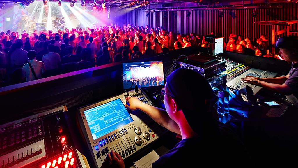 A man playing a video game.