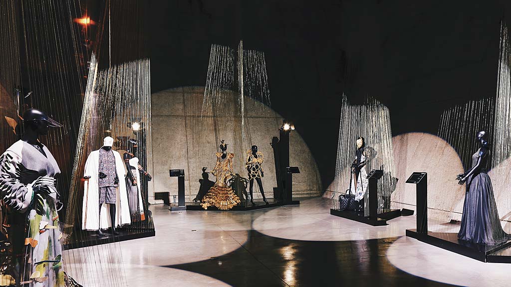 A group of people in clothing.