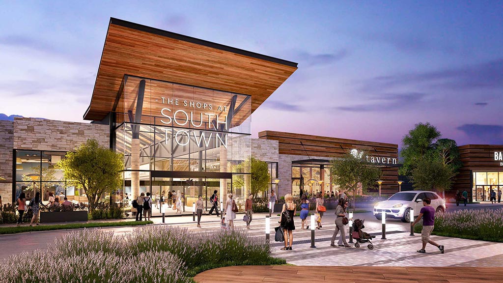 A group of people outside of a building.