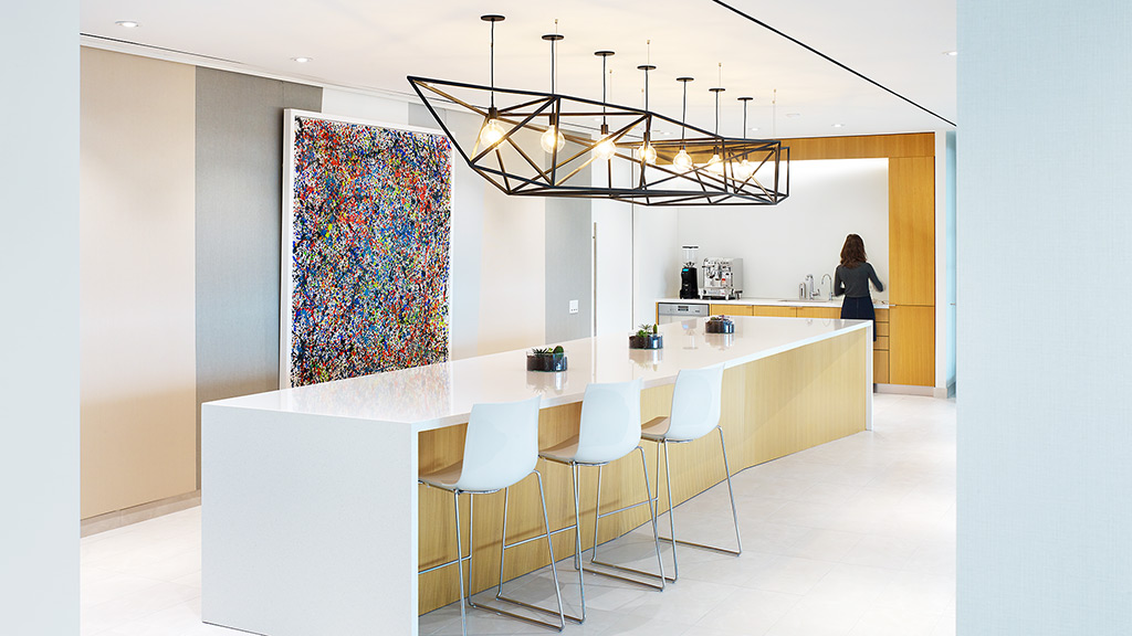 A person standing in a room.